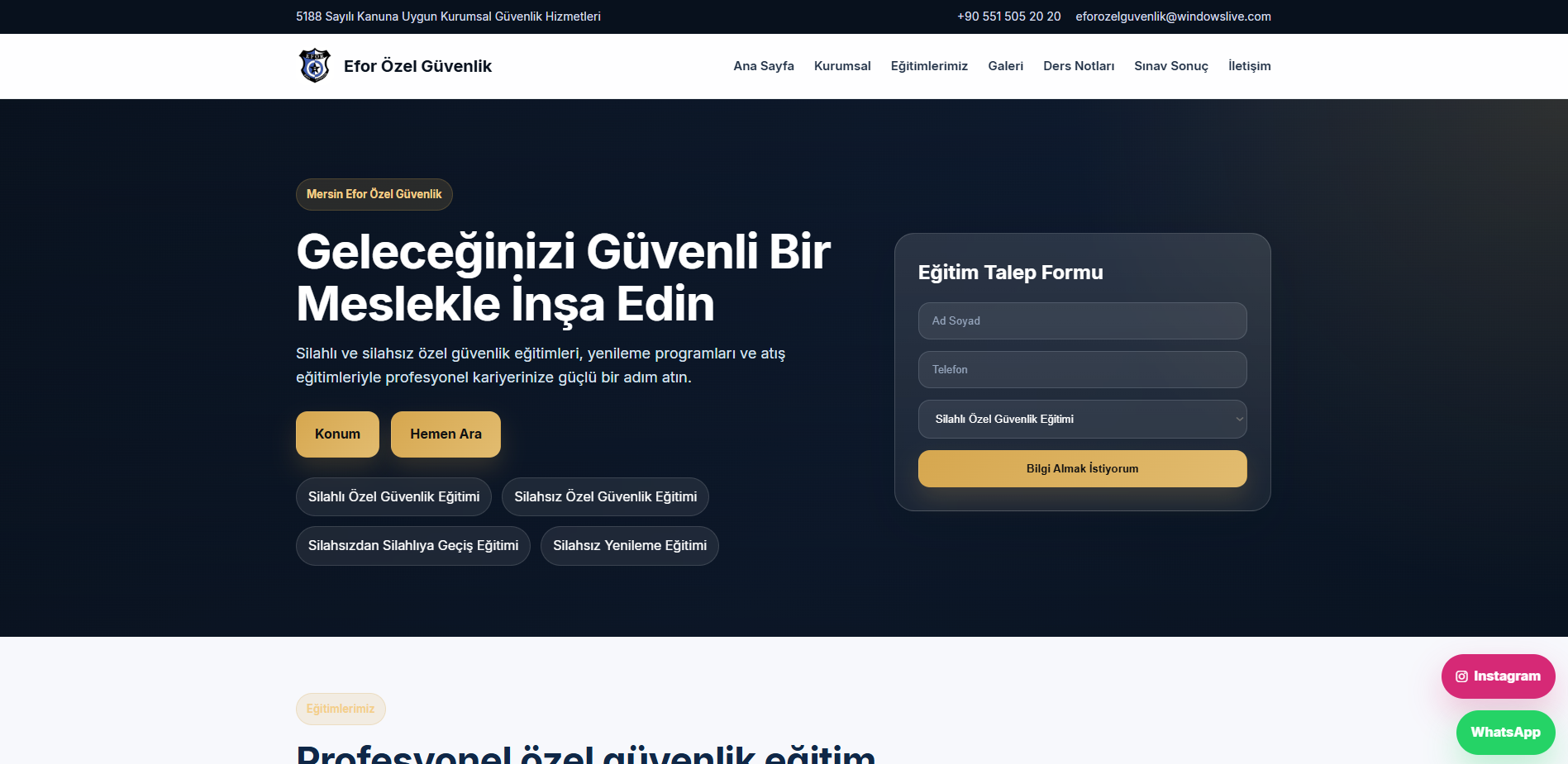 Mersin Efor Özel Güvenlik