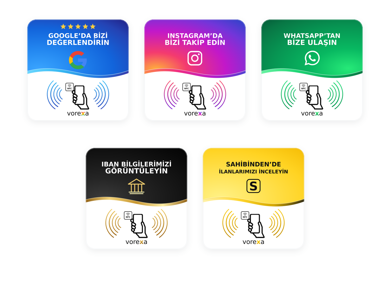 Google, Instagram, WhatsApp, Sahibinden ve İban Avantaj Paketi (NFC)
