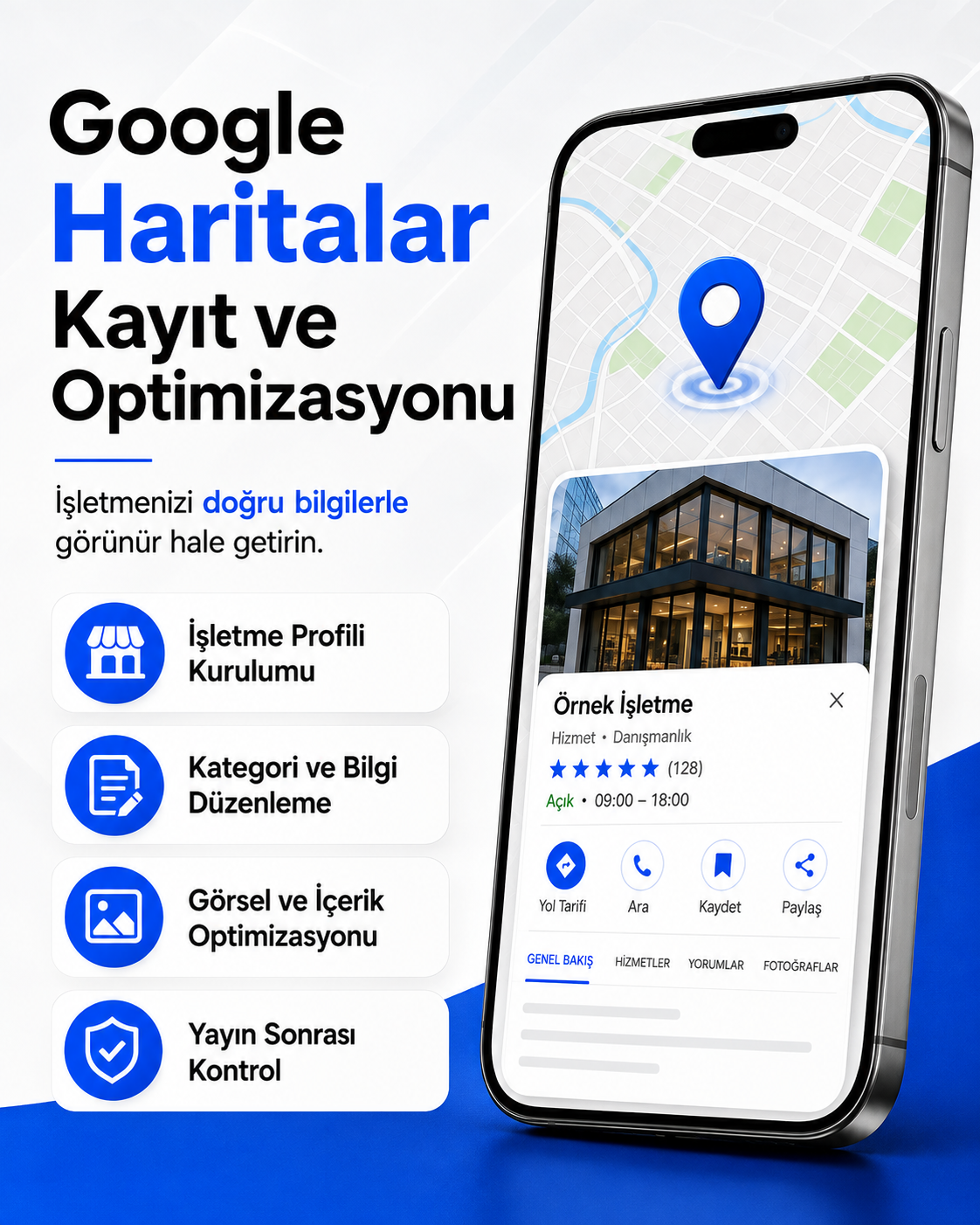 Google Haritalar Kayıt & Optimizasyon